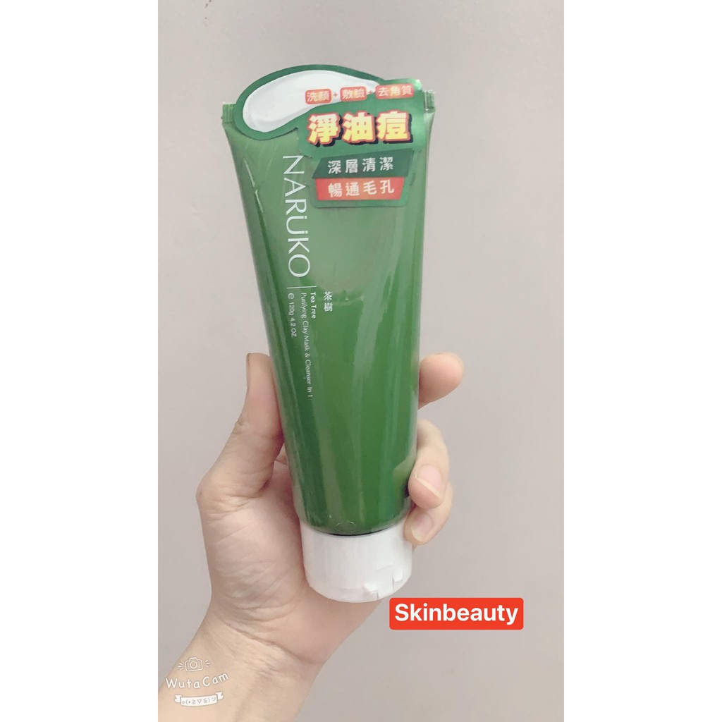 Sữa rửa mặt Naruko trà tràm dạng bùn Tea Tree Purifying Clay Mask and Cleanser - ''HÀNG CHÍNH HÃNG'' | BigBuy360 - bigbuy360.vn