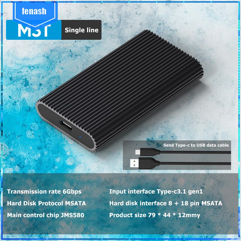 ✪Bộ Chuyển Đổi M3T USB Type-C SSD Box MSATA
