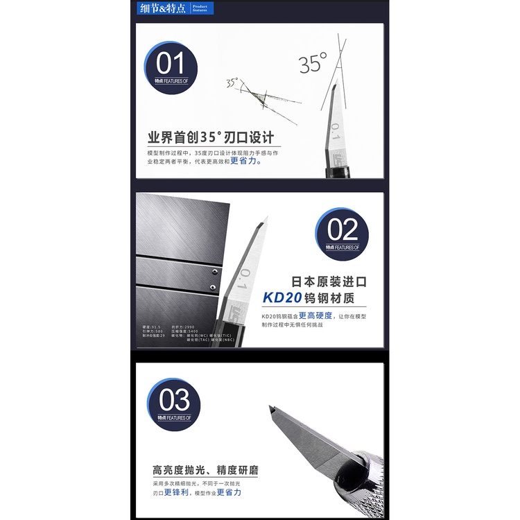 Dụng cụ kẻ tạo line Scriber Chisel Set U-STAR UA91903 Steel Line Engraver ustar