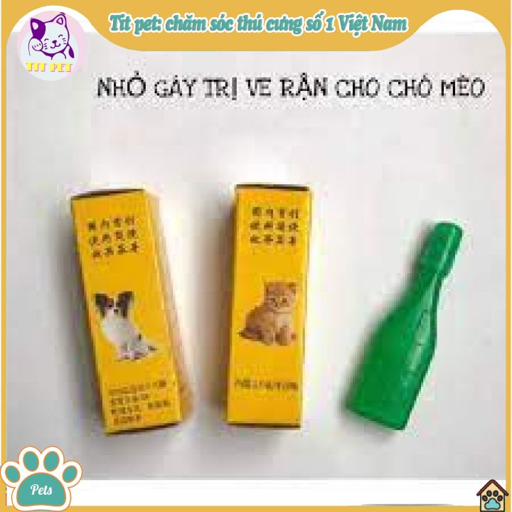 Thuốc nhỏ gáy trị ve giận chó mèo A1