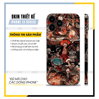 Miếng Dán IPhone 13 Mini/13/13 Pro/13 Pro Max One Piece |SK_IPHH71| Film Oracal Nhập Khẩu, Cán PVC, Full Lưng Viền Máy