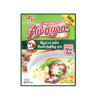 Hạt nêm nấm hương, hạt sen Aji-ngon gói 200g