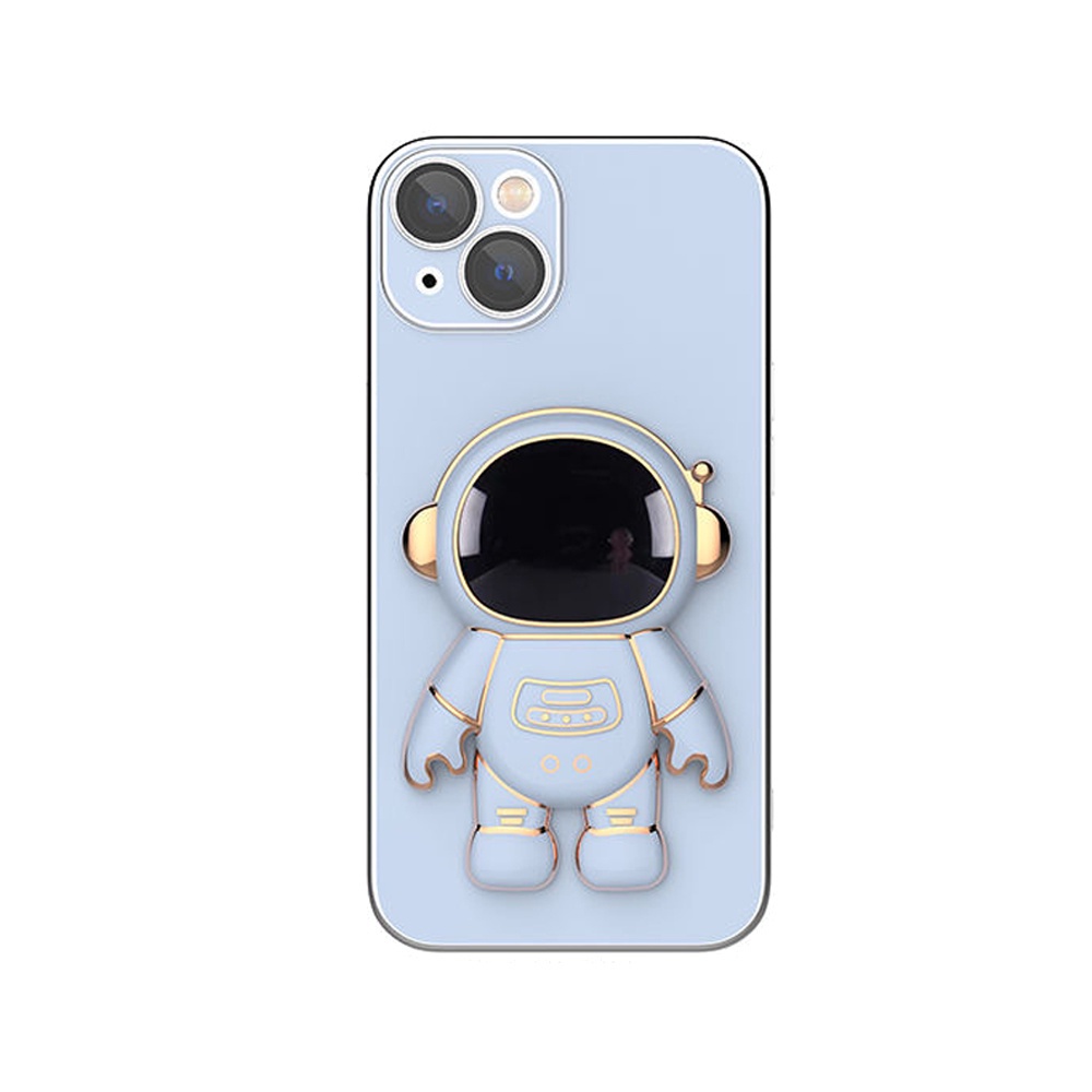 Ốp Điện Thoại Họa Tiết Phi Hành Gia 6D Có Giá Đỡ Cho iPhone 7 8 6s 6 Plus XR XS Max