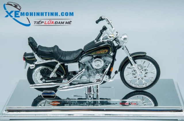 Xe Mô Hình Harley Davidson 1997 Fxdwg Dyna Wide Glide 1:18 Maisto (Đen)