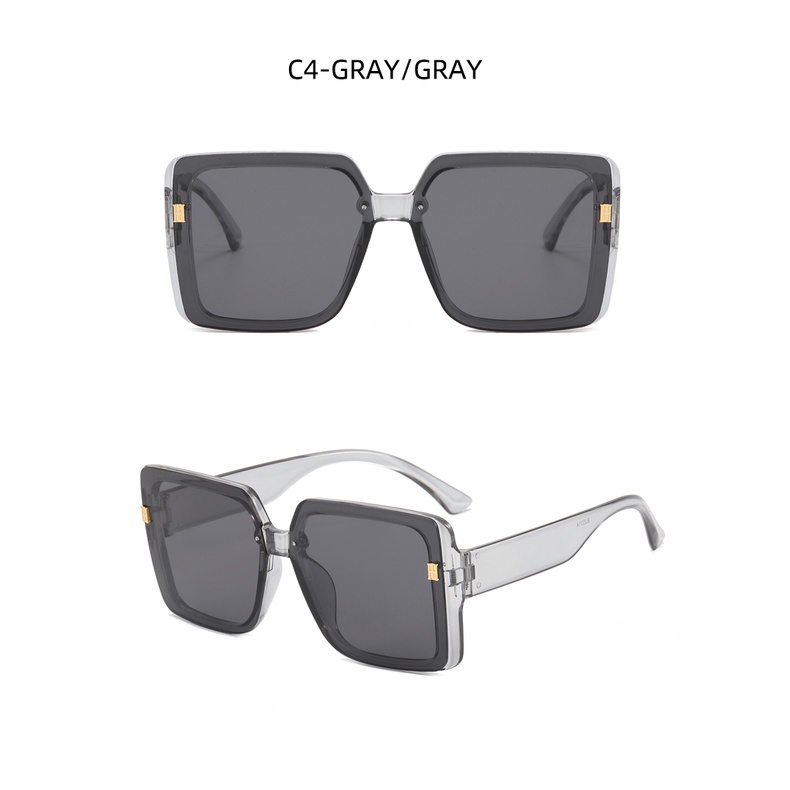 Kính Mát Gọng Vuông Lớn Phong Cách Âu Mỹ Cổ Điển Thời Trang 2022