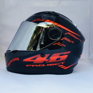 Mũ bảo hiểm Full Face AGU tem 46 Đỏ