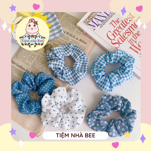 [Phụ Kiện Tiệm nhà Bee] Dây Buộc Tóc Scrunchies Dễ Thương Nữ Tính Thời Trang Phong Cách Hàn Quốc gọt Ngào Dễ Thương