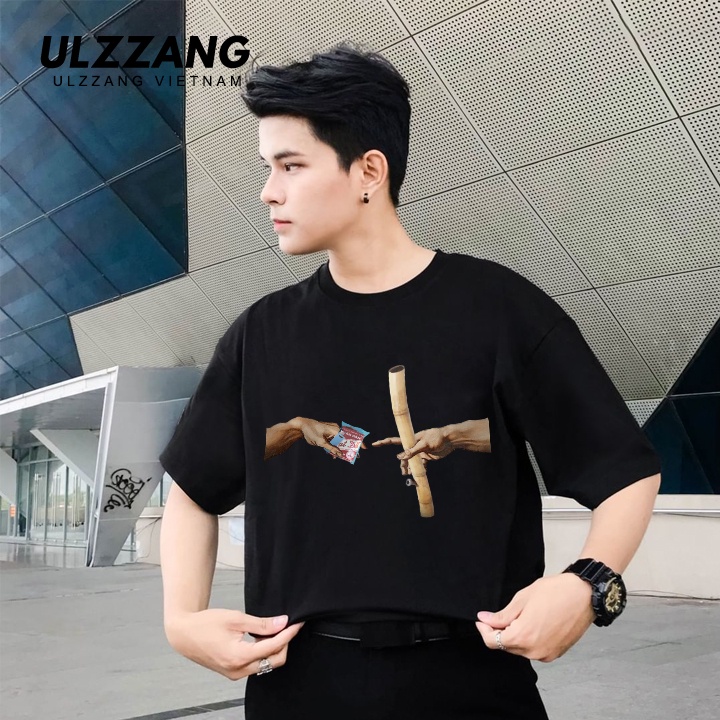 Áo thun nữ tay lỡ ULZZ ulzzang form dáng rộng Bàn Tay Thuoc Lào