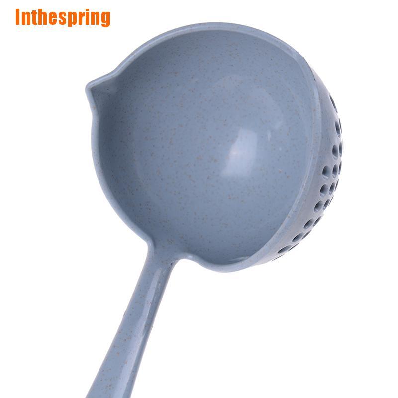 Muỗng Múc Canh Cán Dài 2 Trong 1