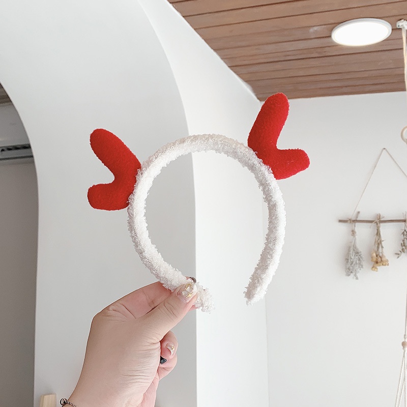 Bờm Lông Cừu Tai Gấu Cài Tóc Dễ Thương , Băng Đô Rửa Mặt Trang Điểm Tai Gấu Phong Cách Hàn Quốc