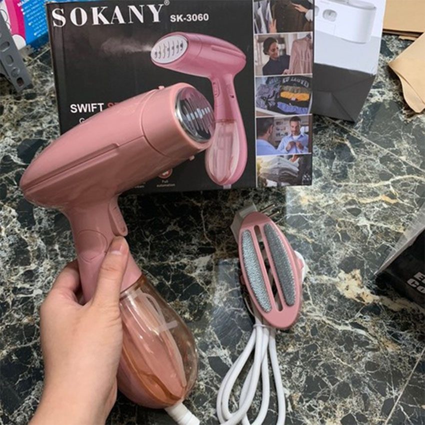 Bàn Là Hơi Nước Cầm Tay Sokany 3060 1500W - Bàn Ủi Hơi Nước Thế Hệ Mới Siêu Phăng