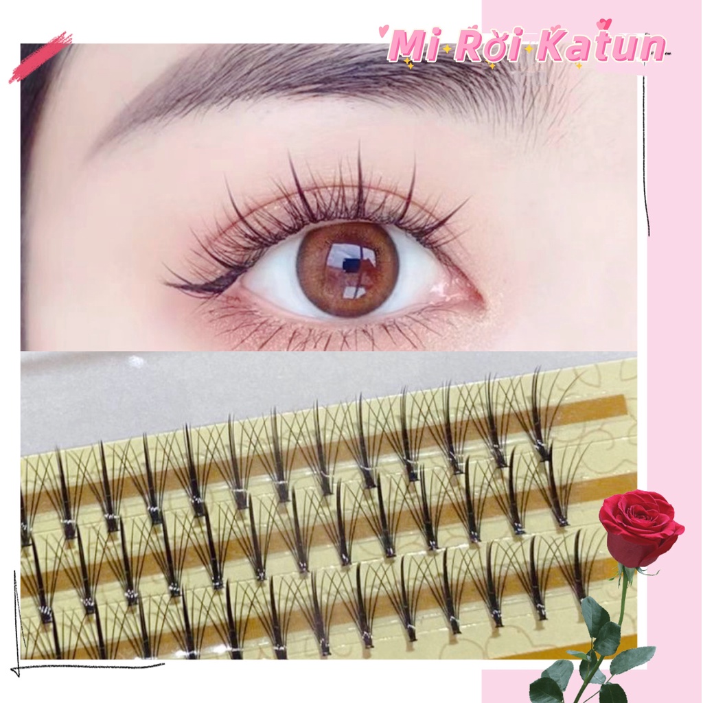 Mi giả rời Katun mi rời tự nối chia từng cum rời mi mỏng tự nhiên làm cho,mắt to tròn hơn- MGKATUN00