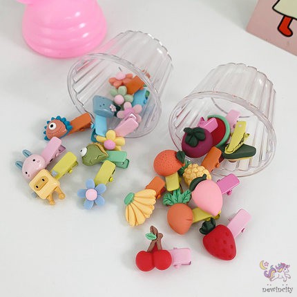 Phụ kiện kẹp tóc hình hoạt hình xinh xắn cho bé gái