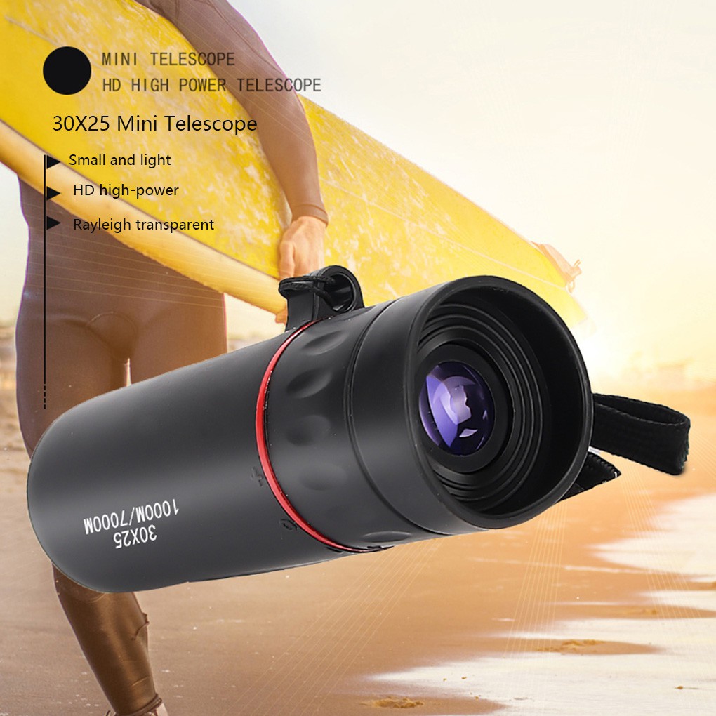 Outdoor Kiking 30x25 HD Mini Focus Binoculars Telescope Optical Monocular Concerts Sightseeing