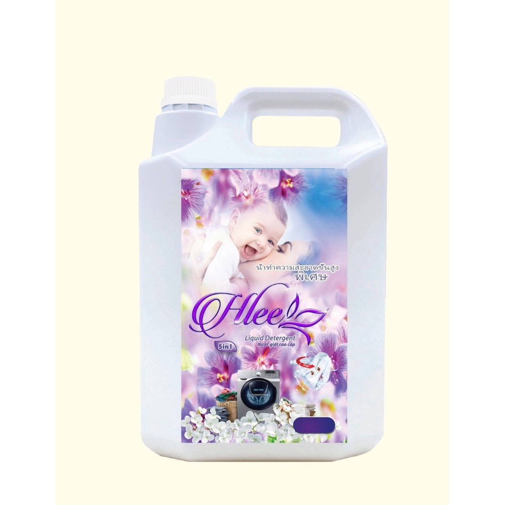 Nước giặt hlee, Nước giặt xả hlee 5 in 1