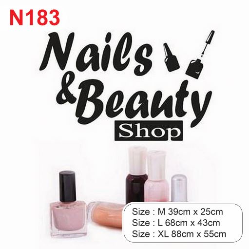 Decal trang trí tiệm Nails - Spa, thu hút khách hàng, tạo điểm nhấn, xóa tan khoảng trống trên tường, tăng doanh thu P12