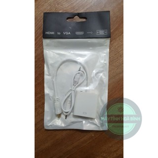 Cáp chuyển hdmi sang vga có audio | hdmi to vga có cổng audio 3.5mm