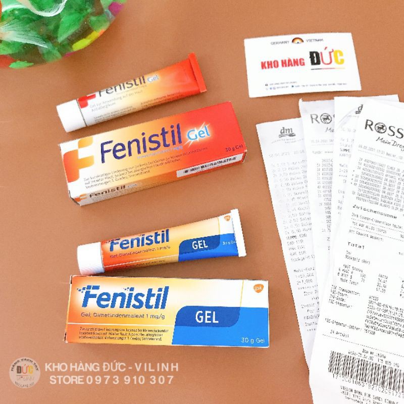 FENISTIL GEL (30G) CHUYÊN LÀM DỊU VẾT ☘CÔN TRÙNG CẮN☘VẾT BỎNG &amp; NGỨA☘ĐAU RÁT