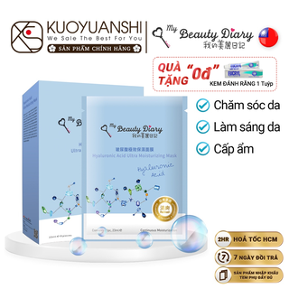 Hộp 8 miếng mặt nạ My Beauty Diary Hyaluronic Acid Moisturizing cấp nước và dưỡng ẩm - HA 23ml/Miếng