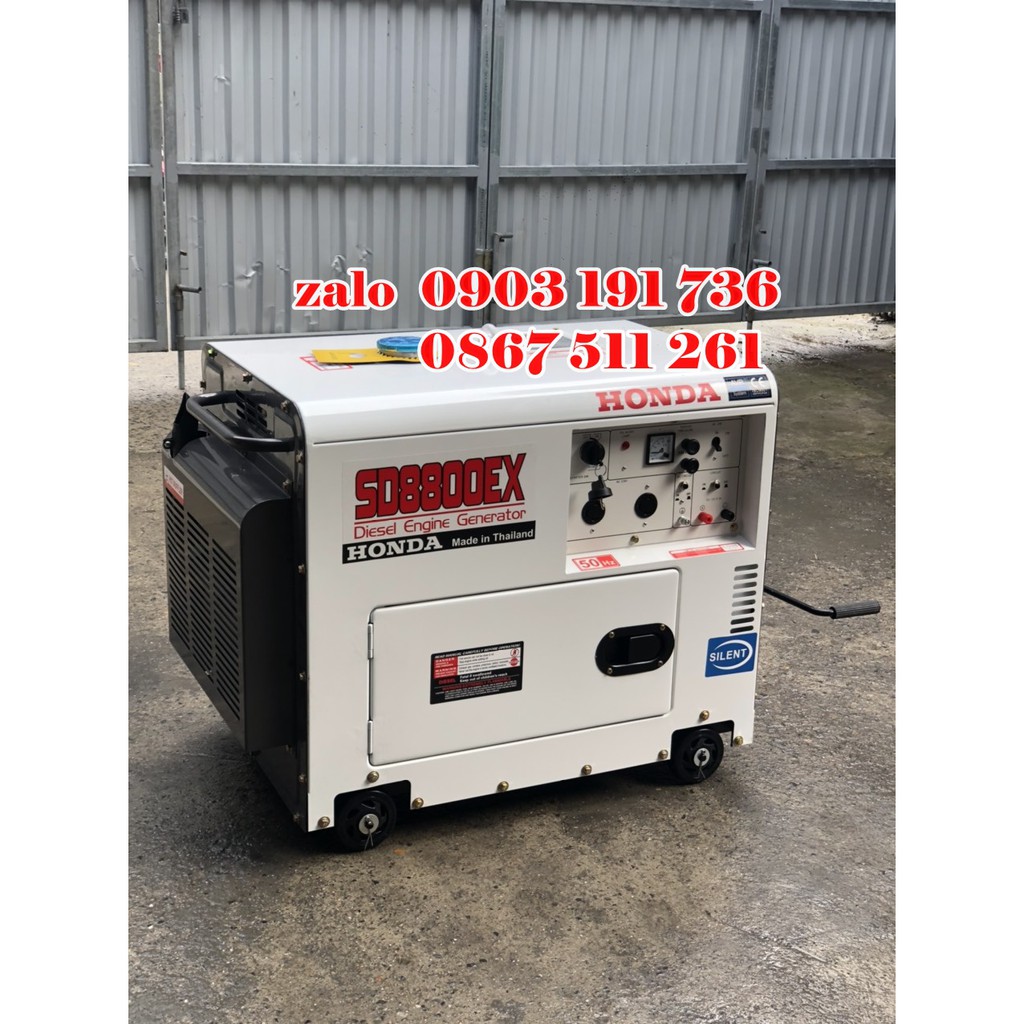Máy phát điện Honda Thái Lan SD 8800EX- Thêm đề cót khi máy phát điện hết ắc quy