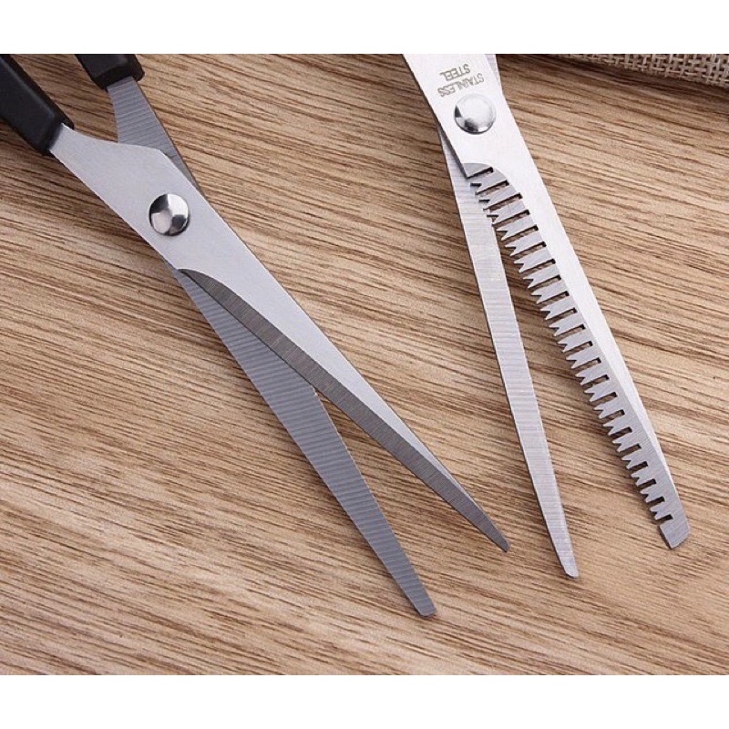 Bộ 2 kéo + lược cắt tỉa lông thú cưng