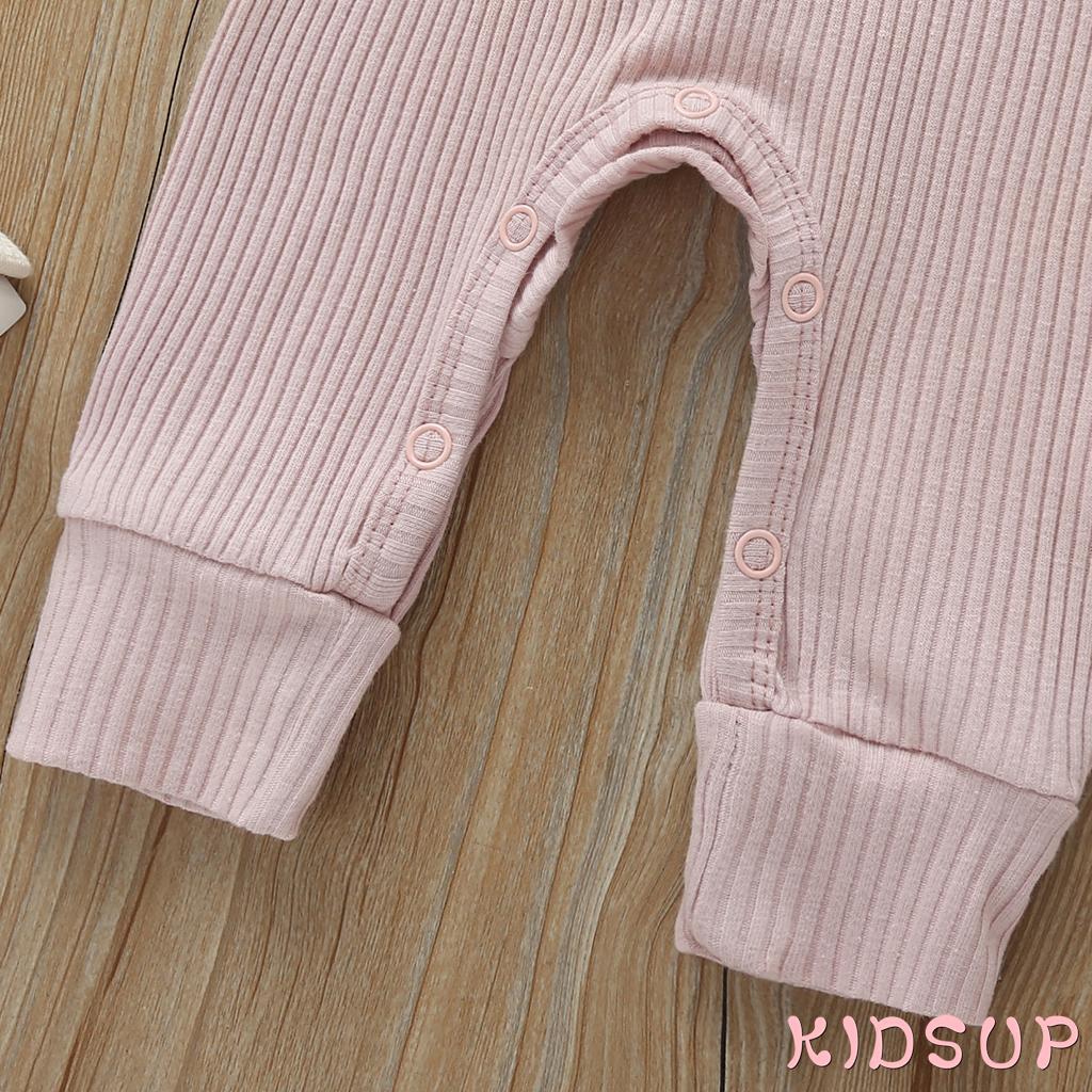 Set áo liền quần dệt kim đáng yêu cho trẻ sơ sinh