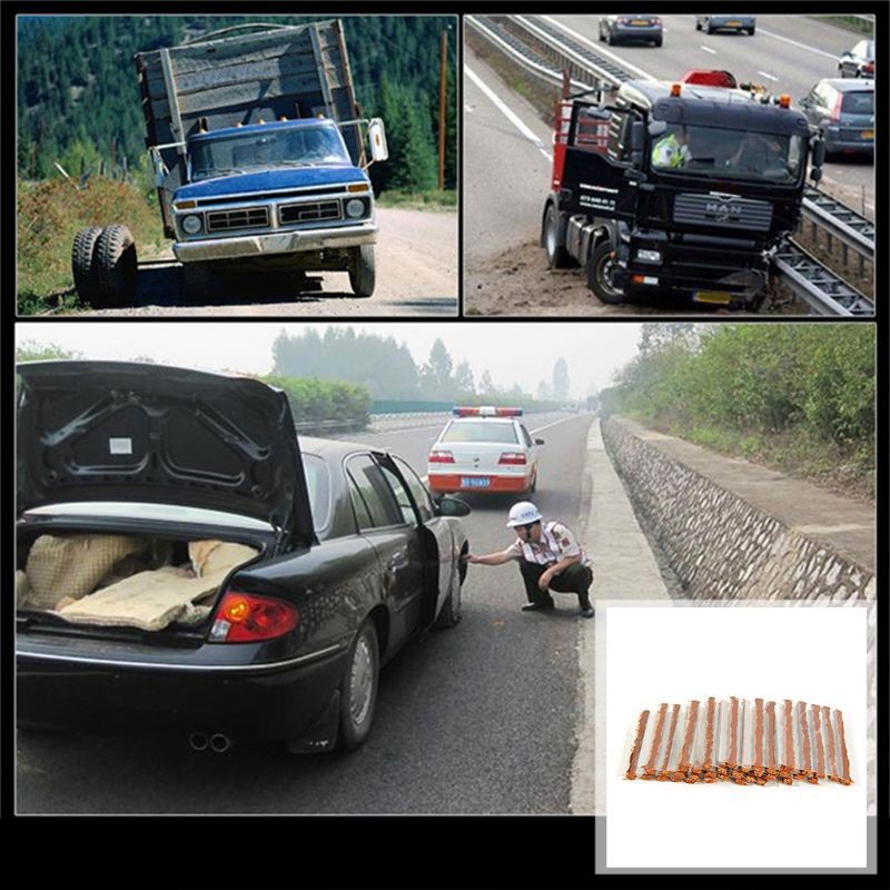 10 Miếng cao su sửa chữa lốp xe không săm cho ô tô / xe máy