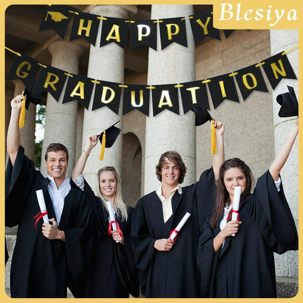 [Blesiya] Banner Chúc Mừng Tốt Nghiệp Trang Trí Lớp Học