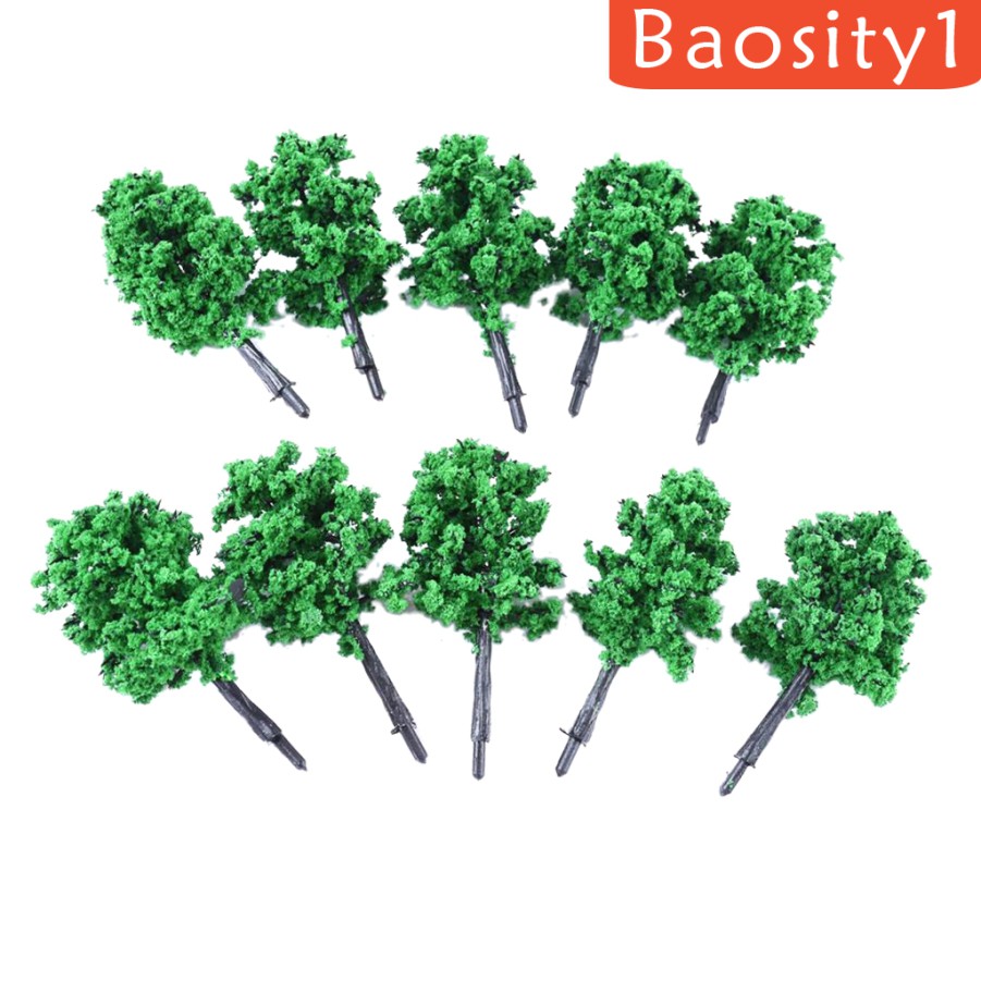[Baosity1] Set 10 Mô Hình Cây Tàu Lửa Đường Ray Phong Cảnh 5cm