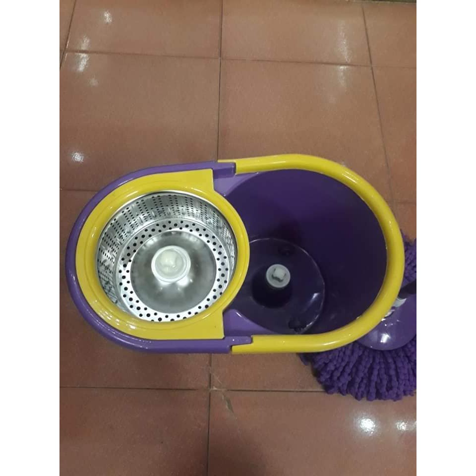 BỘ CHỔI LAU NHÀ TRÒN HOMEONE CÔNG NGHỆ THÁI LAN CÓ BÁNH XE.