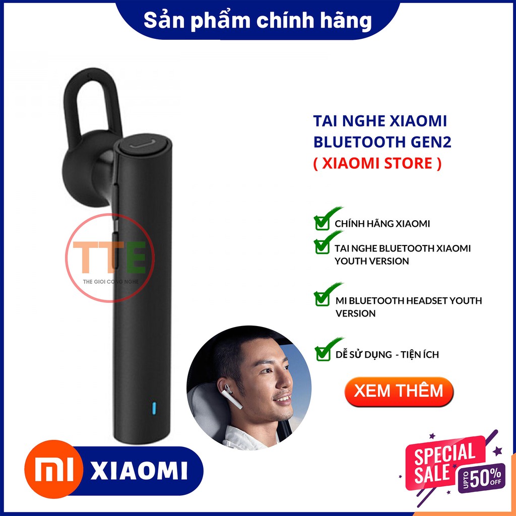 Tai nghe Bluetooth Xiaomi Gen 2 Youth Version cao cấp giá cực rẻ TTE