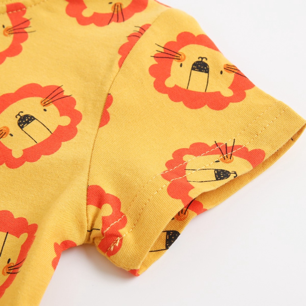 Áo liền quần Sanlutoz in họa tiết hoạt hình dễ thương thời trang mùa hè cho trẻ nhỏ