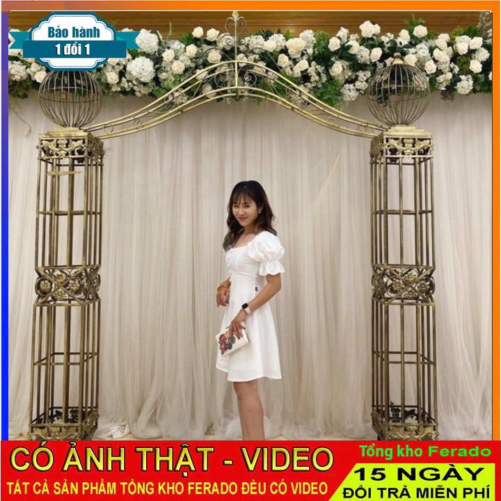 [ xả kho ] MiD Đầm nữ thời trang cúc dài V1215 Mie Design kèm ảnh thật