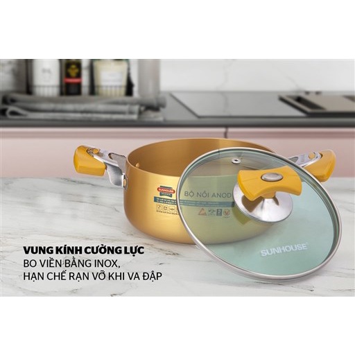 Nồi nhôm anod Sunhouse Size 16-20-22-24-26