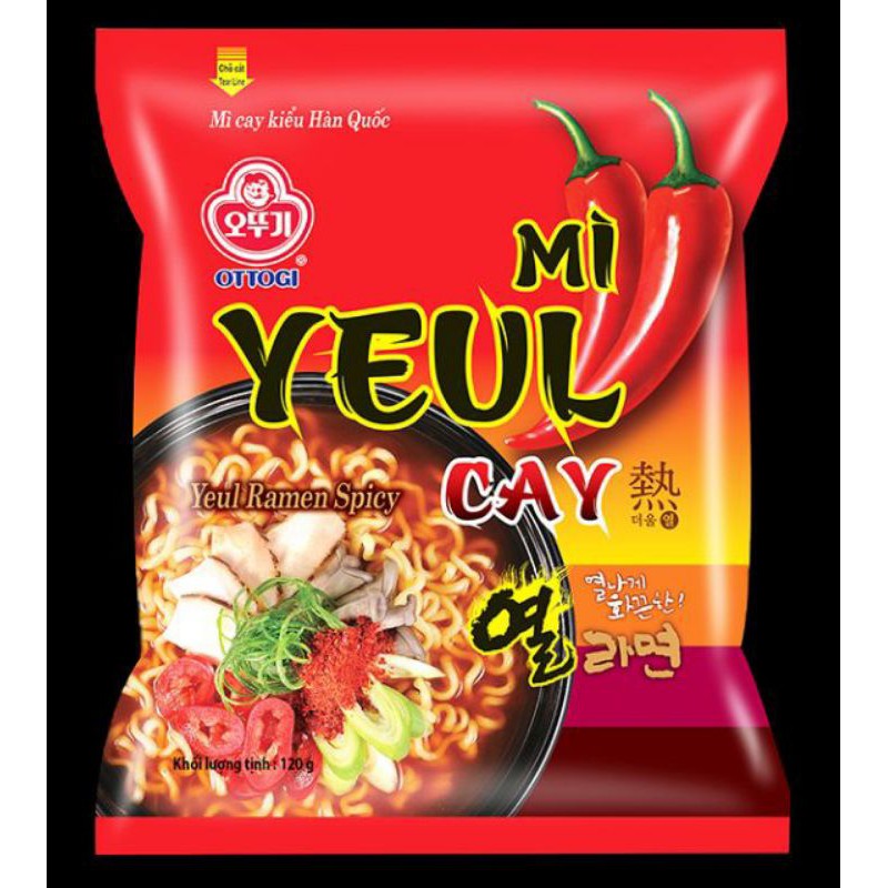 mì cay yeul mì kiểu hàn quốc gói 120g