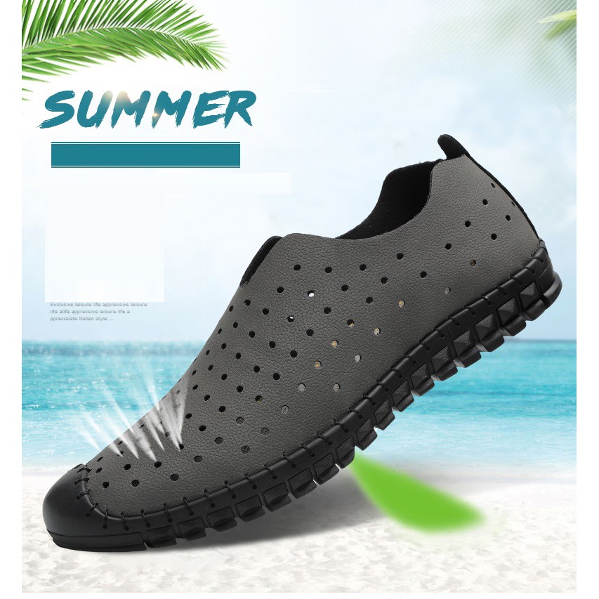 Giày lười nam thoáng khí size 38-48