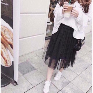 Chân váy lưới công chúa xinh