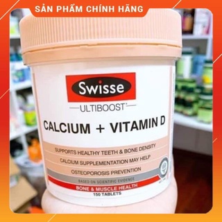 Canxi Swisse vitamin D canxi hữu cơ chống loãng xương 150 viên mẫu mới nhất 2022 #Tomstore19