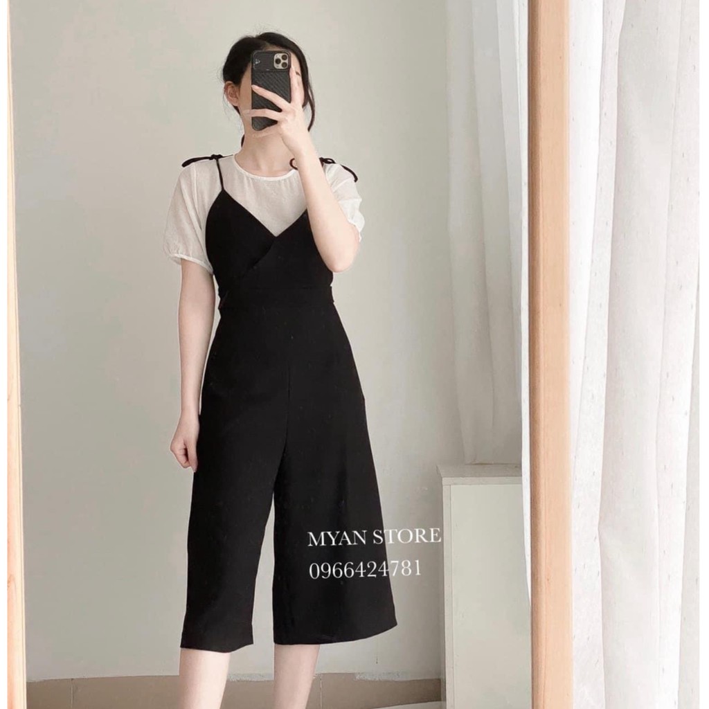 [ Mã FAGREEN55 giảm 10% tối đa 30K đơn 99K] Yếm Quần 2 Món Siêu Cá Tính