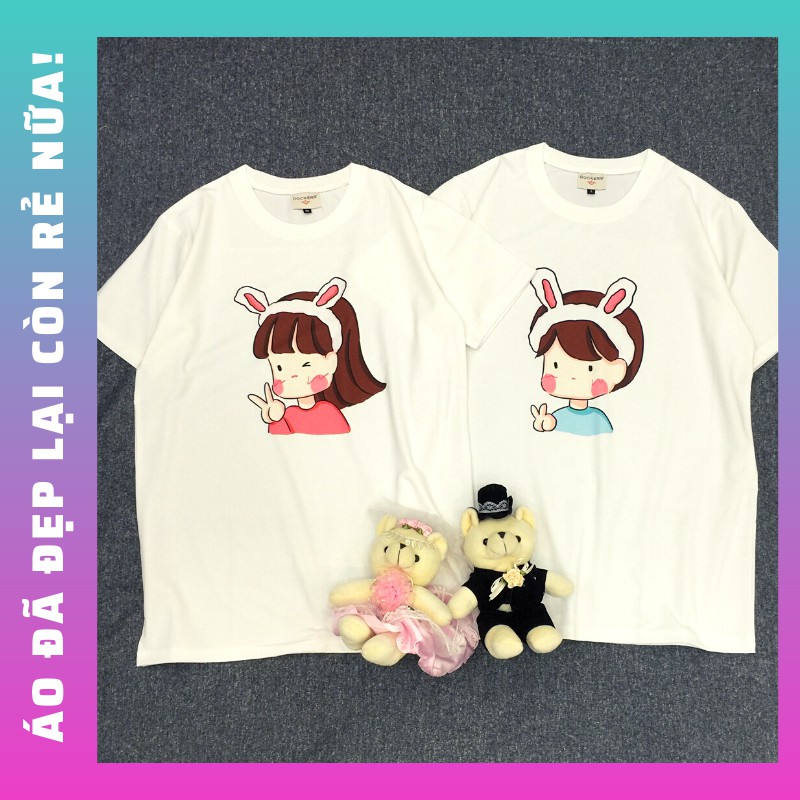 Áo đôi nam nữ tình yêu bạn thân đẹp giá rẻ ❤️COUPLE STORE❤️BST Áo cặp nam nữ mới nhất 2021 chất thun cotton 100% cao cấp