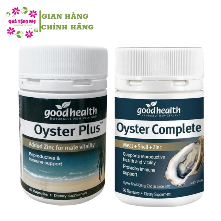 Tinh chất hàu New Zealand Good Health Oyster Plus tăng cường sinh lý nam giới