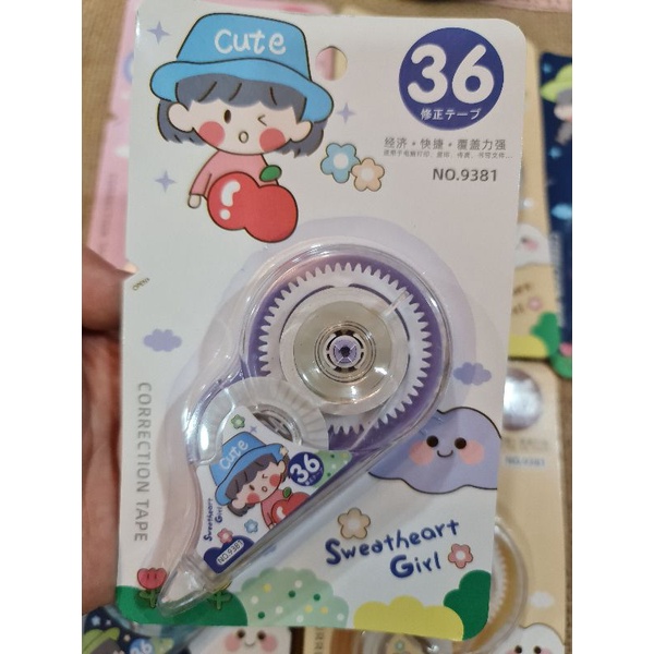 Bút xóa kéo hình dễ thương 36m