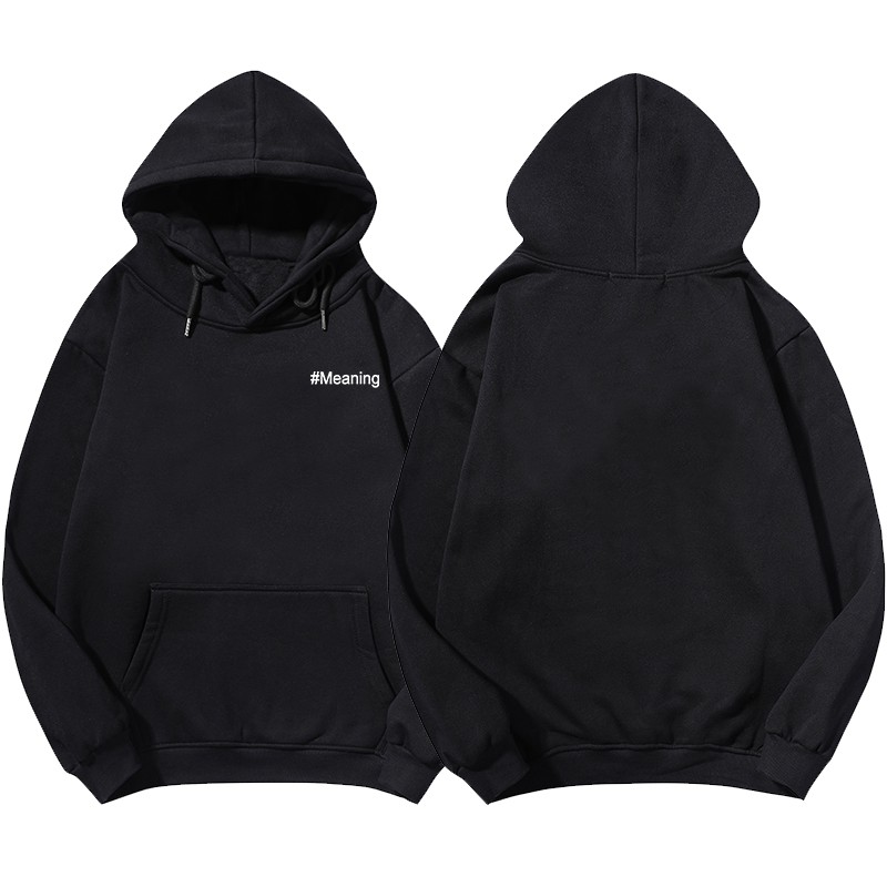 Áo Hoodie Nam Chất Liệu Vải Nhung Thiết Kế Cá Tính Với Size Lớn M-5XL