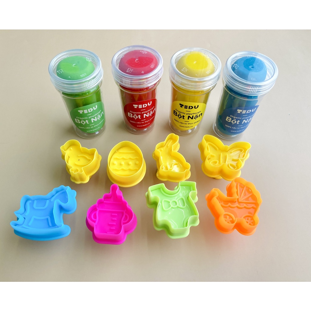 Combo bột nặn đất nặn Tedu quà tặng 199-12
