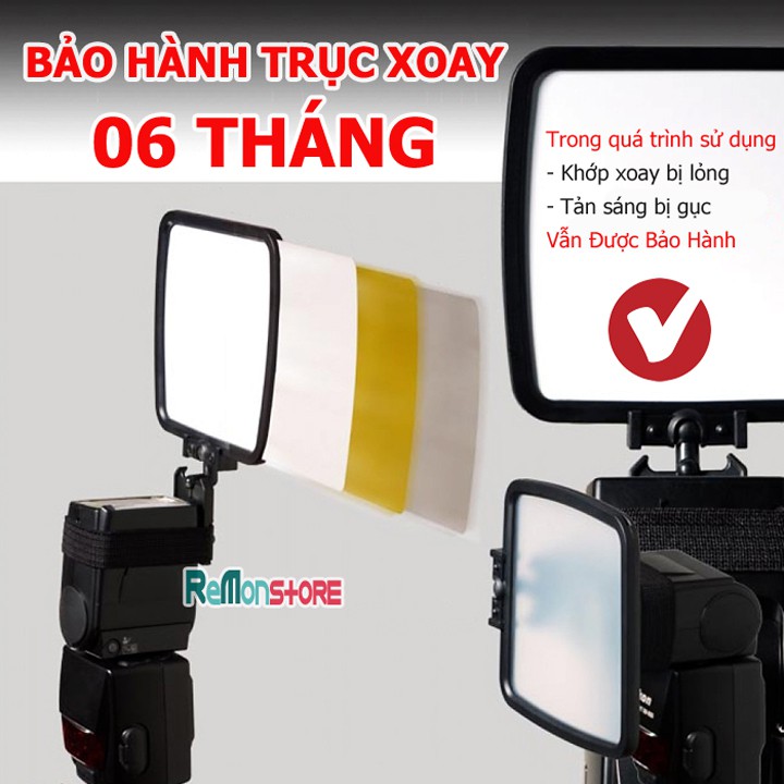Tản sáng đa năng 5in1 cho đèn Flash rời_Cốt xoay cứng