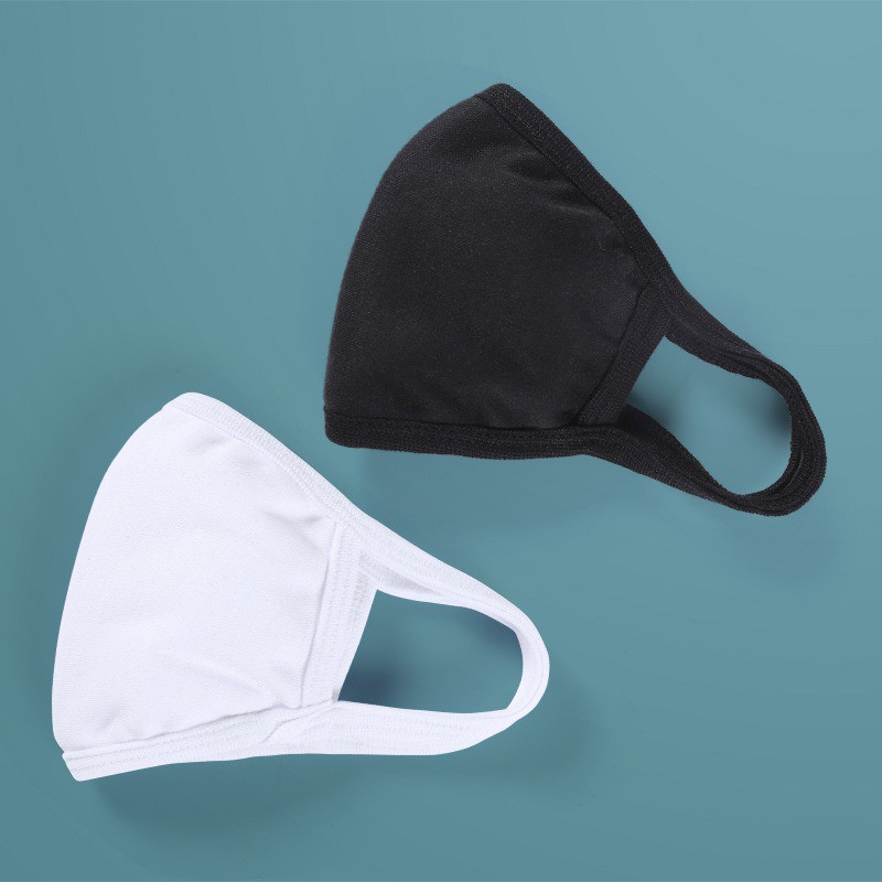 Khẩu Trang VẢI ĐEN TRƠN Hàn Quốc | Khẩu Trang Đen Chống Bụi mặt nạ khăn đa năng đen trơn | BigBuy360 - bigbuy360.vn