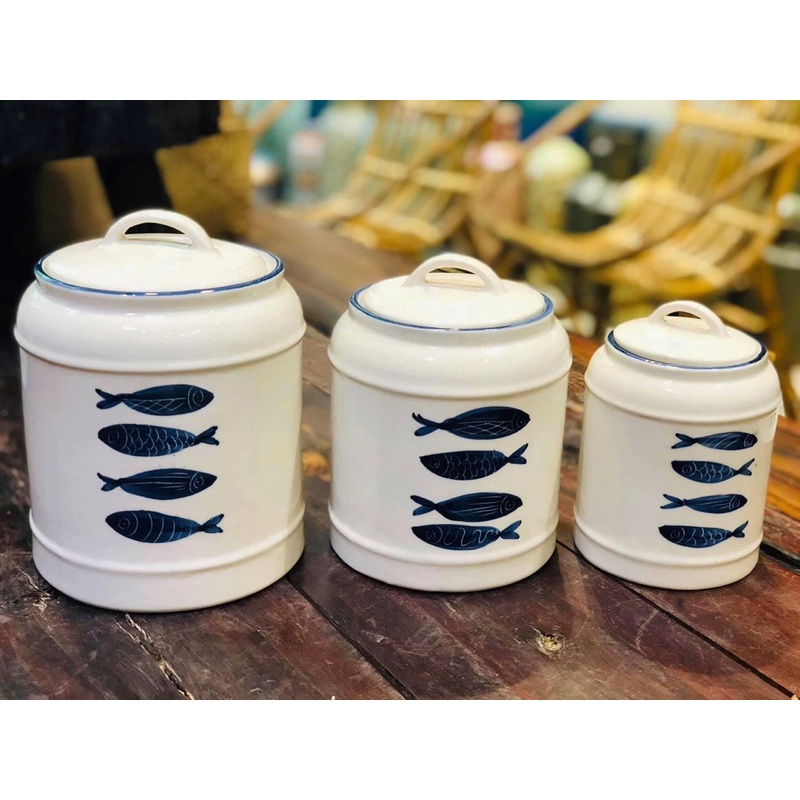 Hũ muối dưa cà lọ đựng thực phẩm hàng Bát Tràng