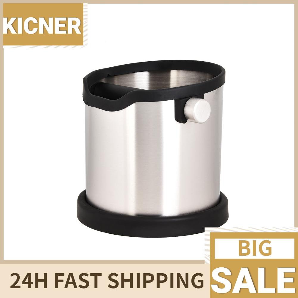 Kicner 1.8L Espresso Knock Box Coffee Grind Dump Bin