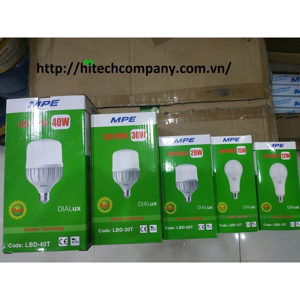 Bóng Đèn LED Bulb MPE tiêu chuẩn Châu Âu- 3w 5w 7w 9w 10w 12w 15w công suất nhỏ
