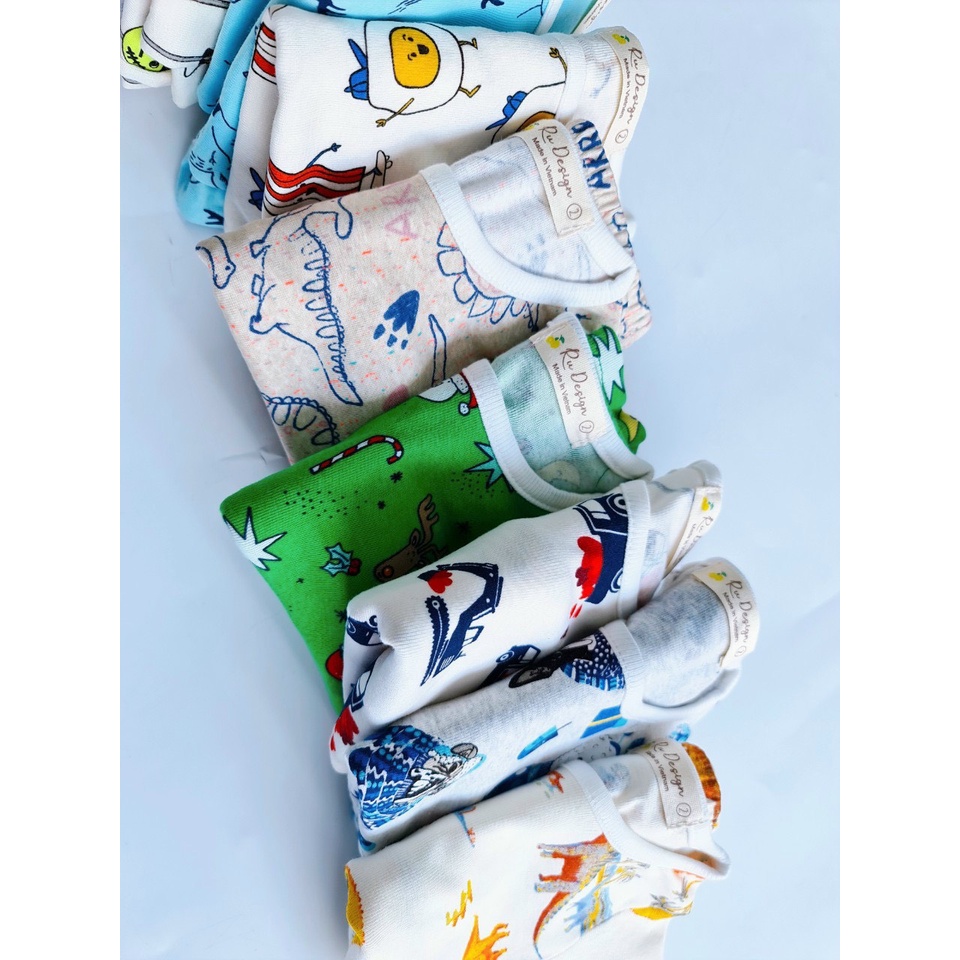 Bộ Borip Bé Trai Quần Đũng Họa Tiết Đáng Yêu, Chất Liệu Co Giãn Thấm Hút HM143-Homi Kids